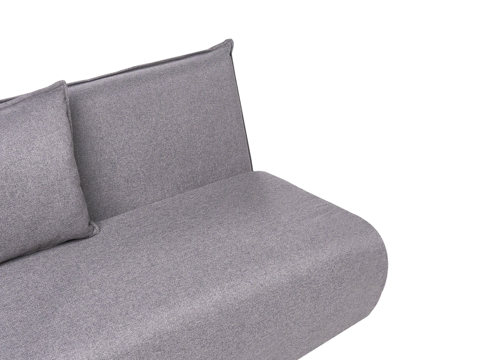  Sofa Bed 2 Seater ROROS Faux Linen Dark Grey