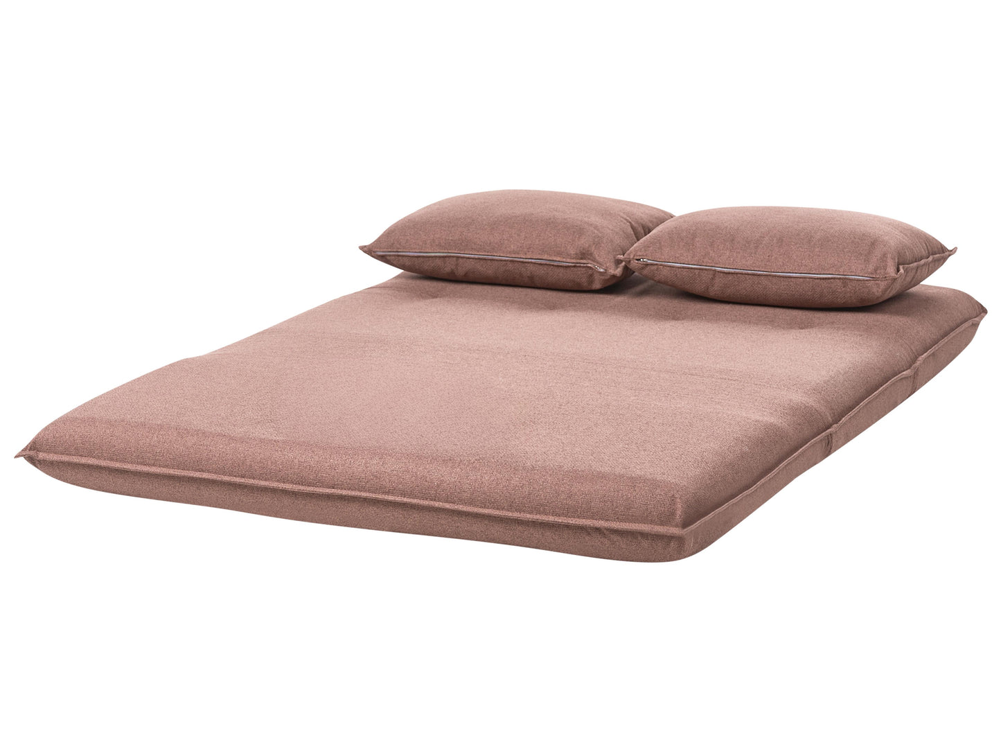  Sofa Bed 2 Seater ROROS Faux Linen Brown