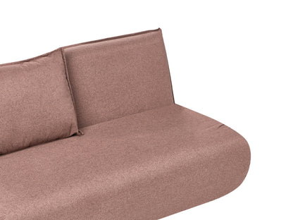  Sofa Bed 2 Seater ROROS Faux Linen Brown