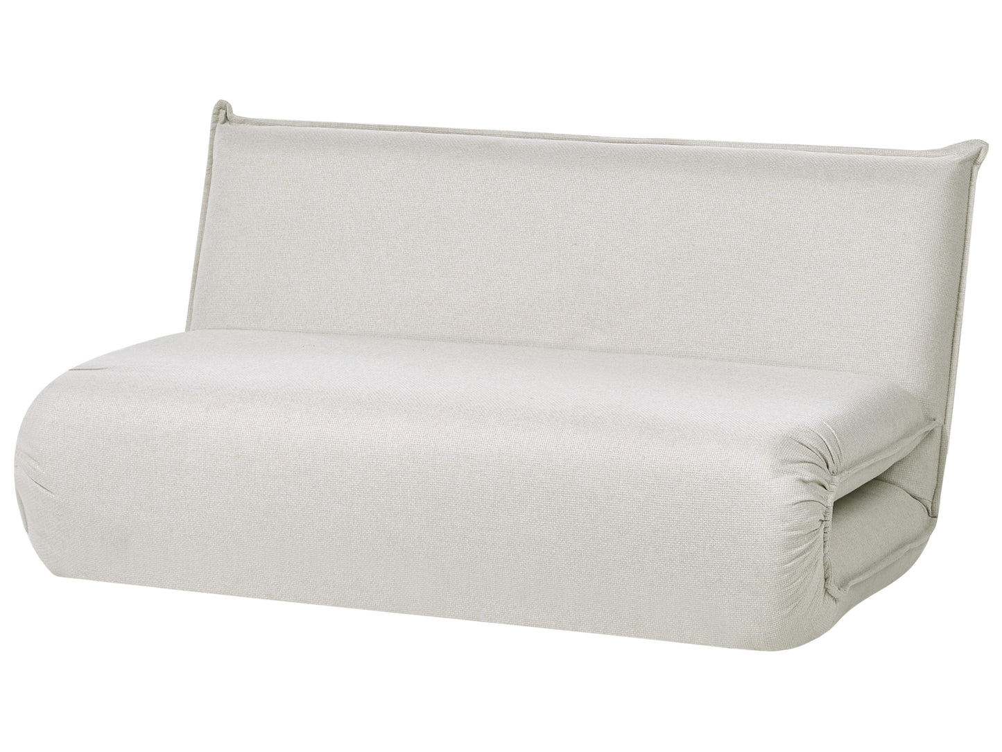  Sofa Bed 2 Seater ROROS Faux Linen Off-White
