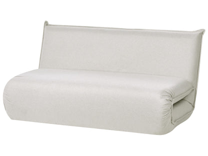  Sofa Bed 2 Seater ROROS Faux Linen Off-White