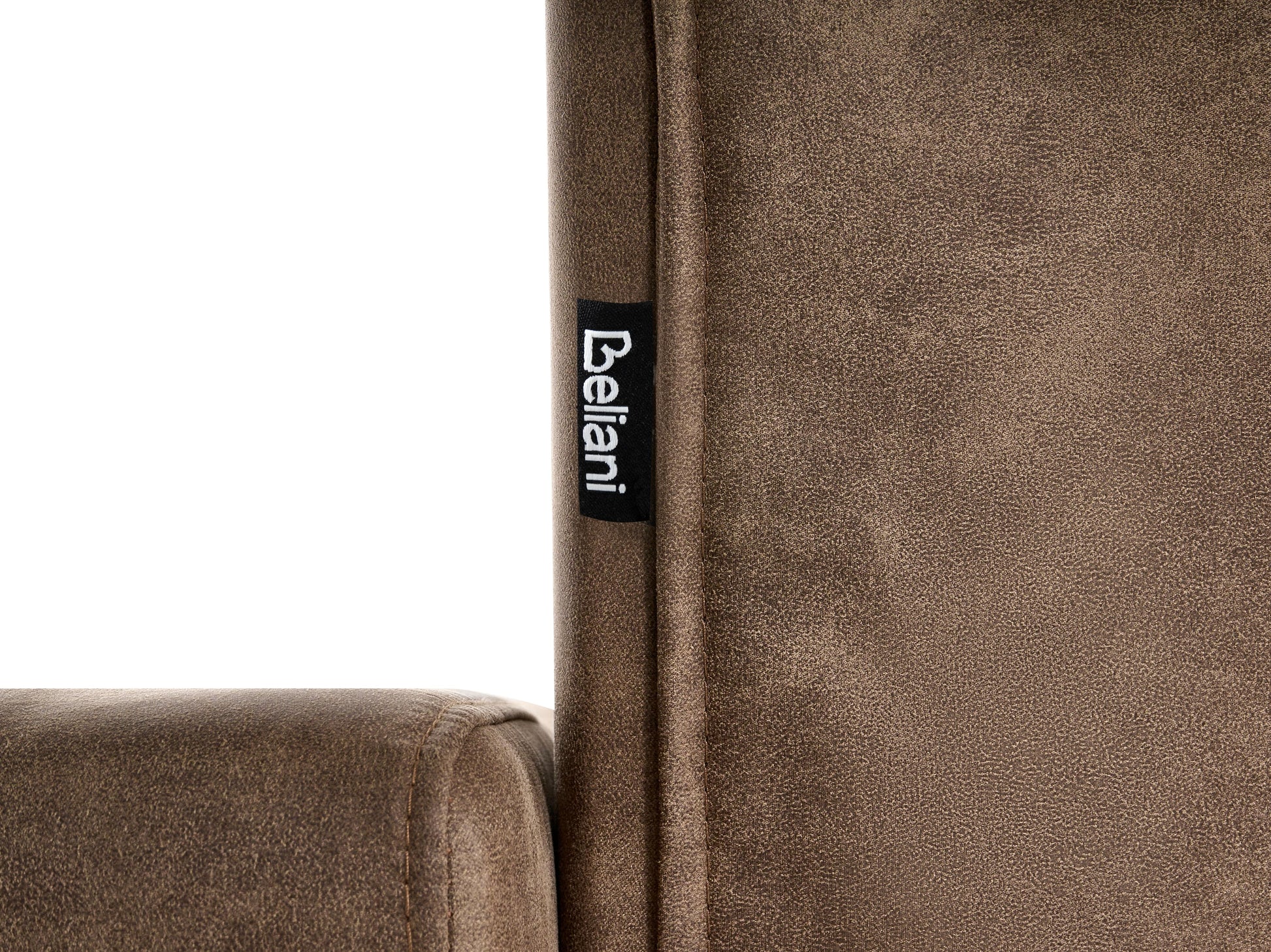  Modular Corner Sofa Bed 4 Seater ABERDEEN Faux Leather Brown Left Hand