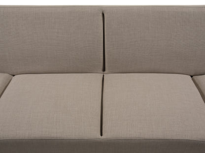  Sofa Bed 2 Seater YORK Fabric Beige