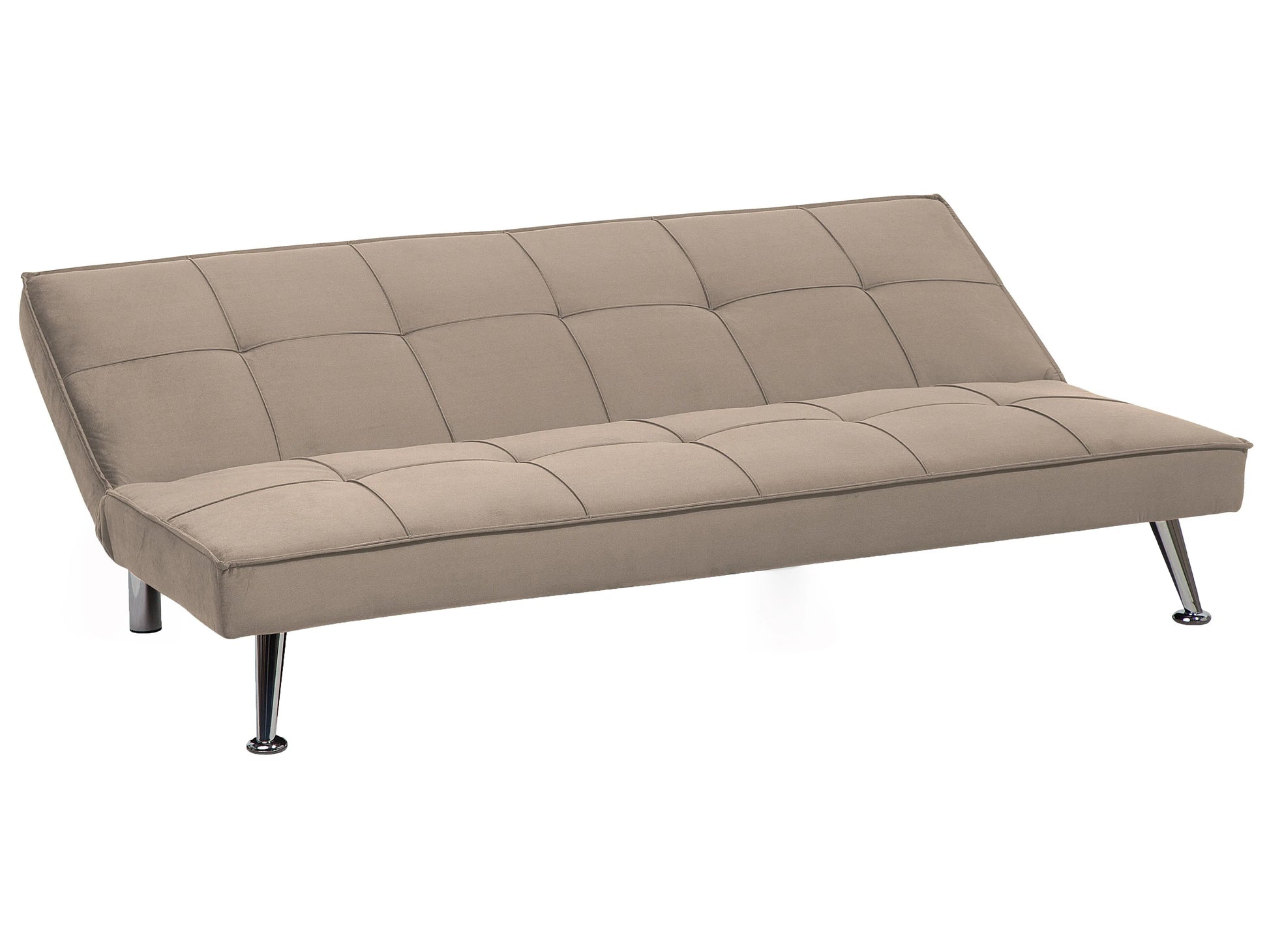  Sofa Bed 3 Seater HASLE Fabric Sand Beige