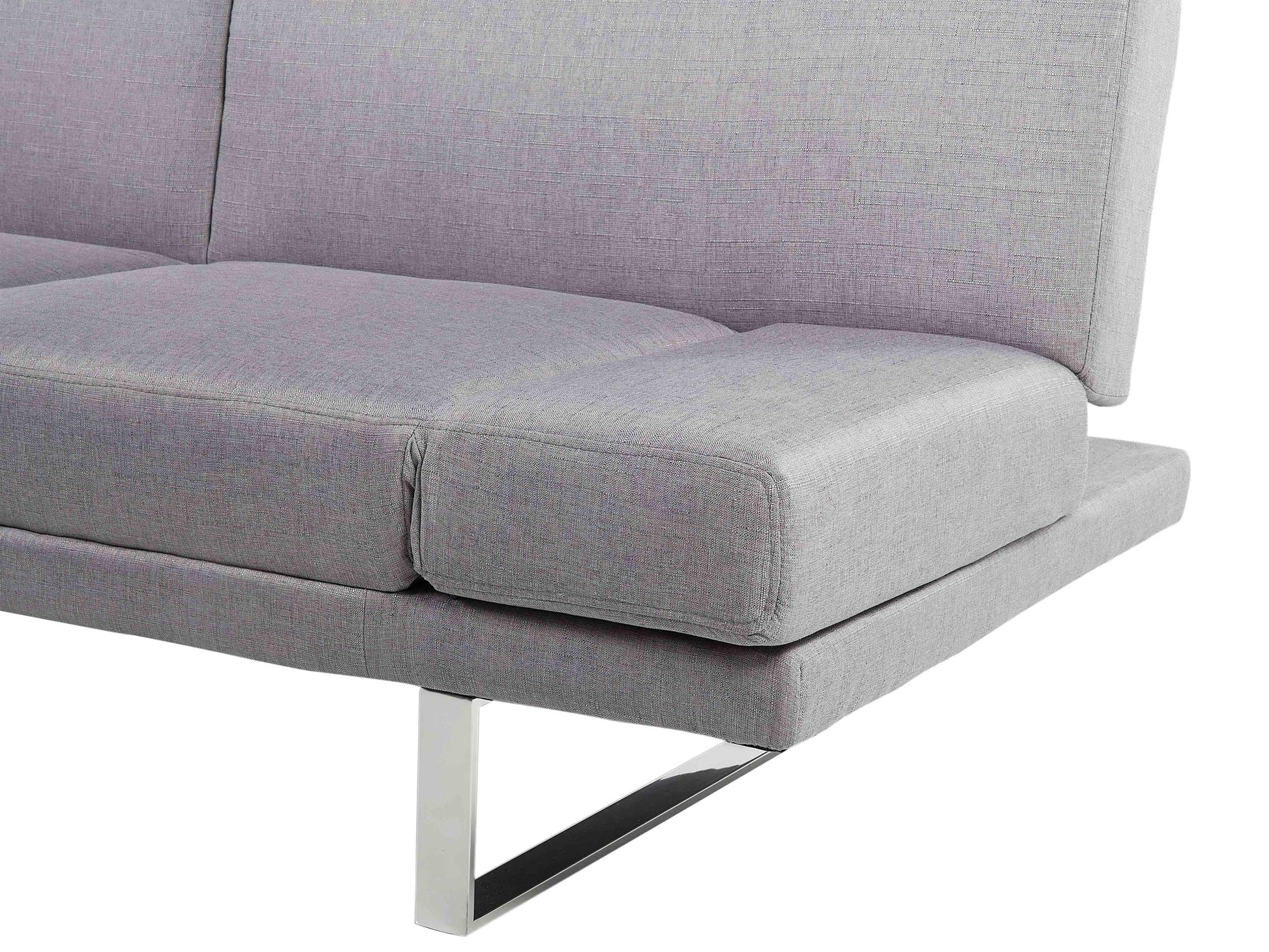  Sofa Bed 2 Seater YORK Fabric Light Grey