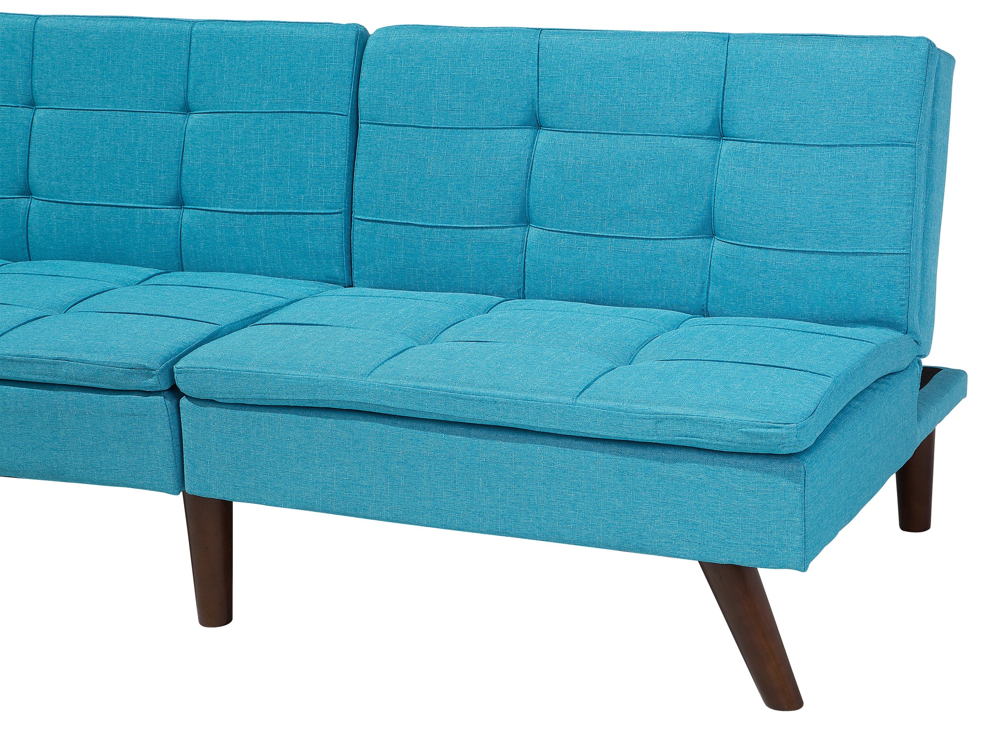  Sofa Bed 3 Seater RONNE Fabric Turquoise