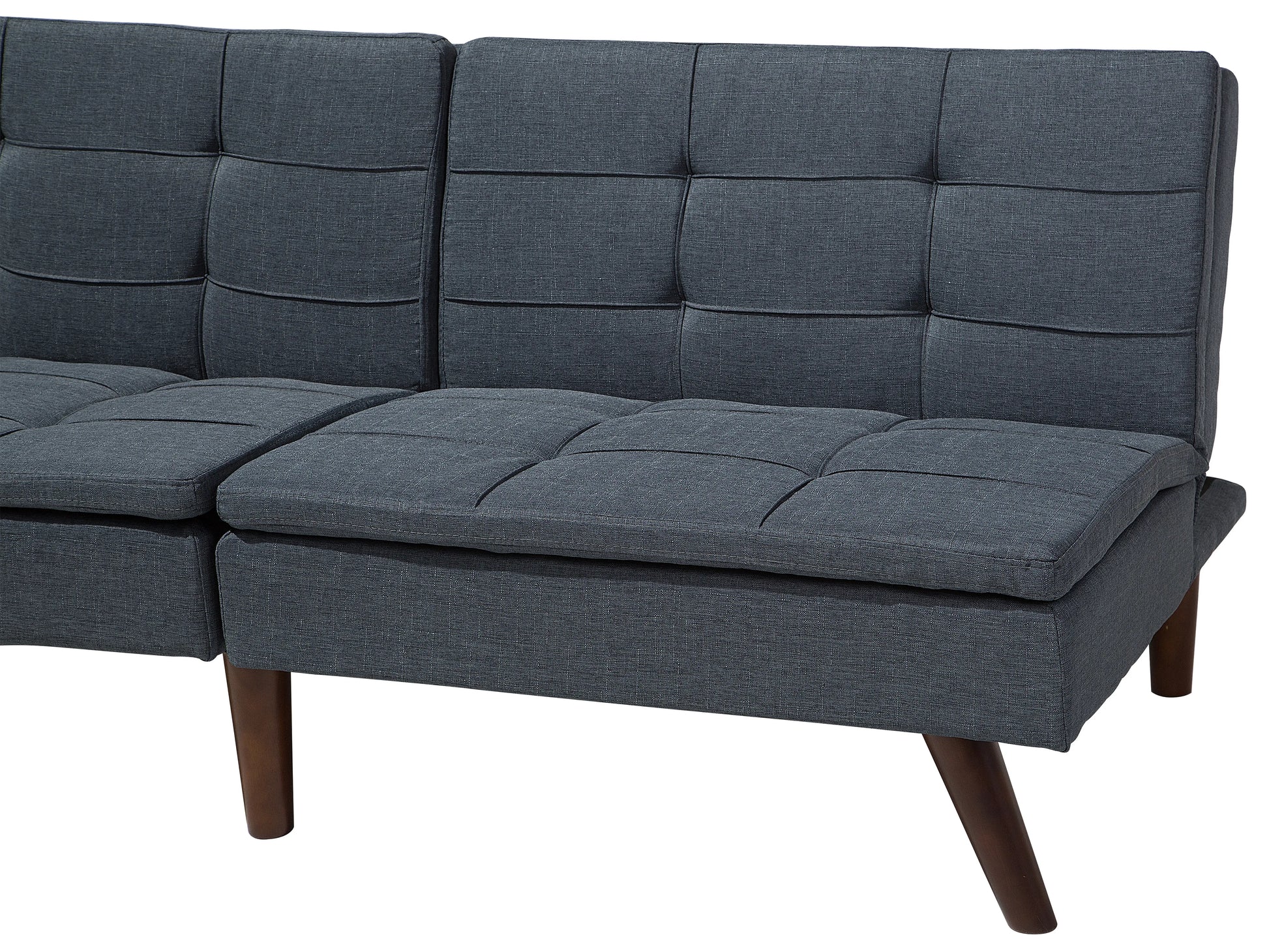  Sofa Bed 3 Seater RONNE Fabric Dark Grey