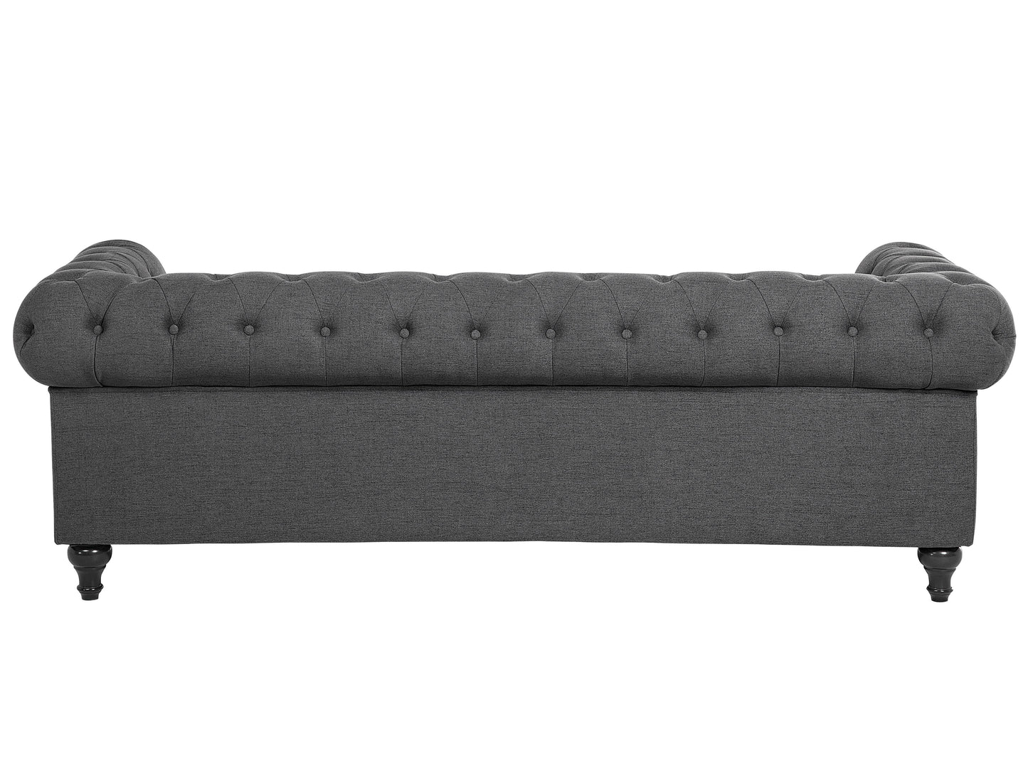  Sofa 3 Seater CHESTERFIELD Fabric Grey