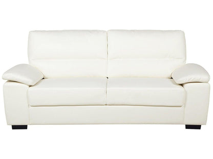 Sofa 3 Seater VOGAR Faux Leather Off-White