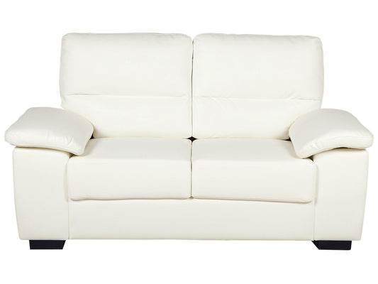  Sofa 2 Seater VOGAR Faux Leather Off-White