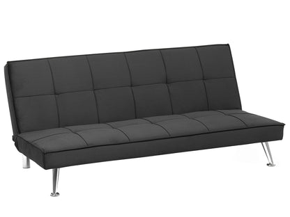  Sofa Bed 3 Seater HASLE Fabric Grey