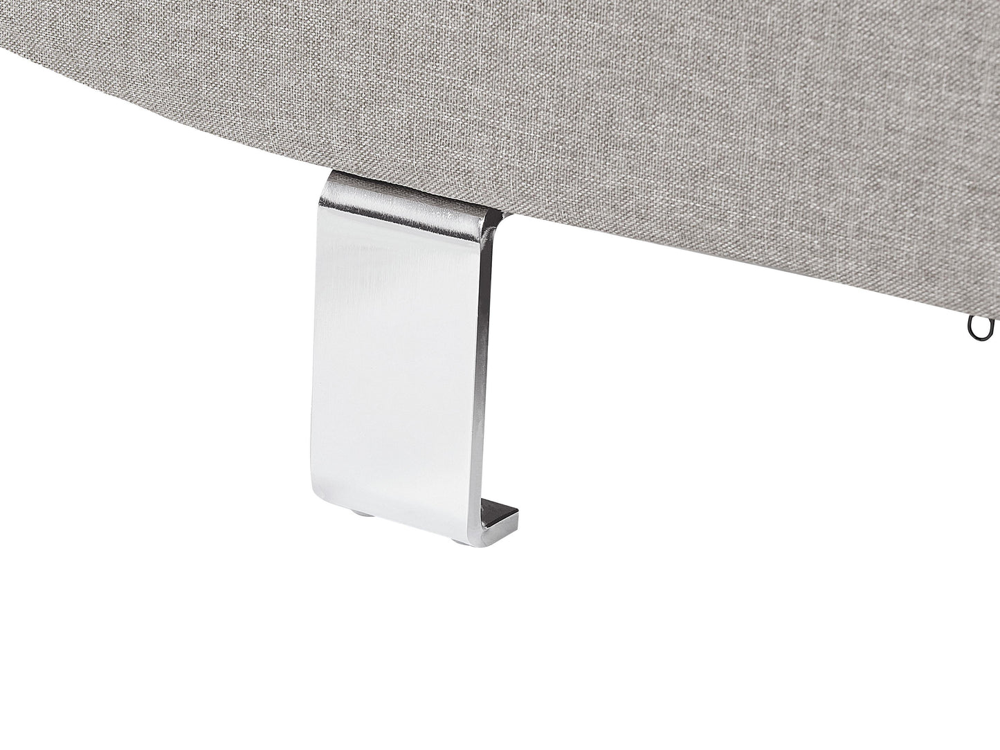  Corner Sofa 5 Seater NORREA Fabric Light Grey Left Hand