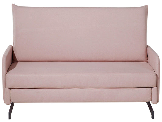  Sofa Bed 2 Seater BELFAST Fabric Pink