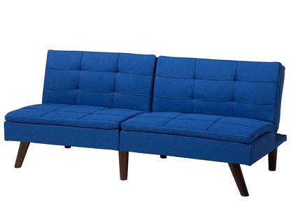  Sofa Bed 3 Seater RONNE Fabric Navy Blue
