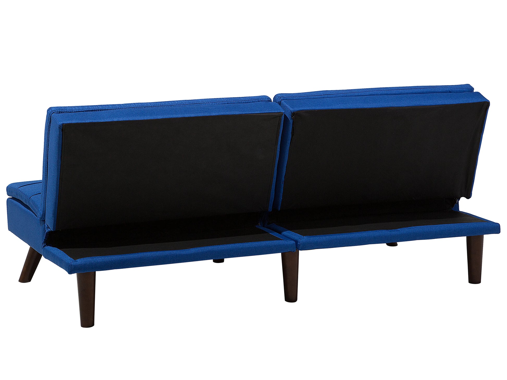  Sofa Bed 3 Seater RONNE Fabric Navy Blue