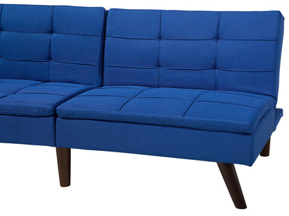  Sofa Bed 3 Seater RONNE Fabric Navy Blue