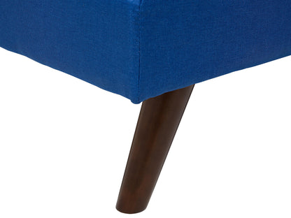  Sofa Bed 3 Seater RONNE Fabric Navy Blue