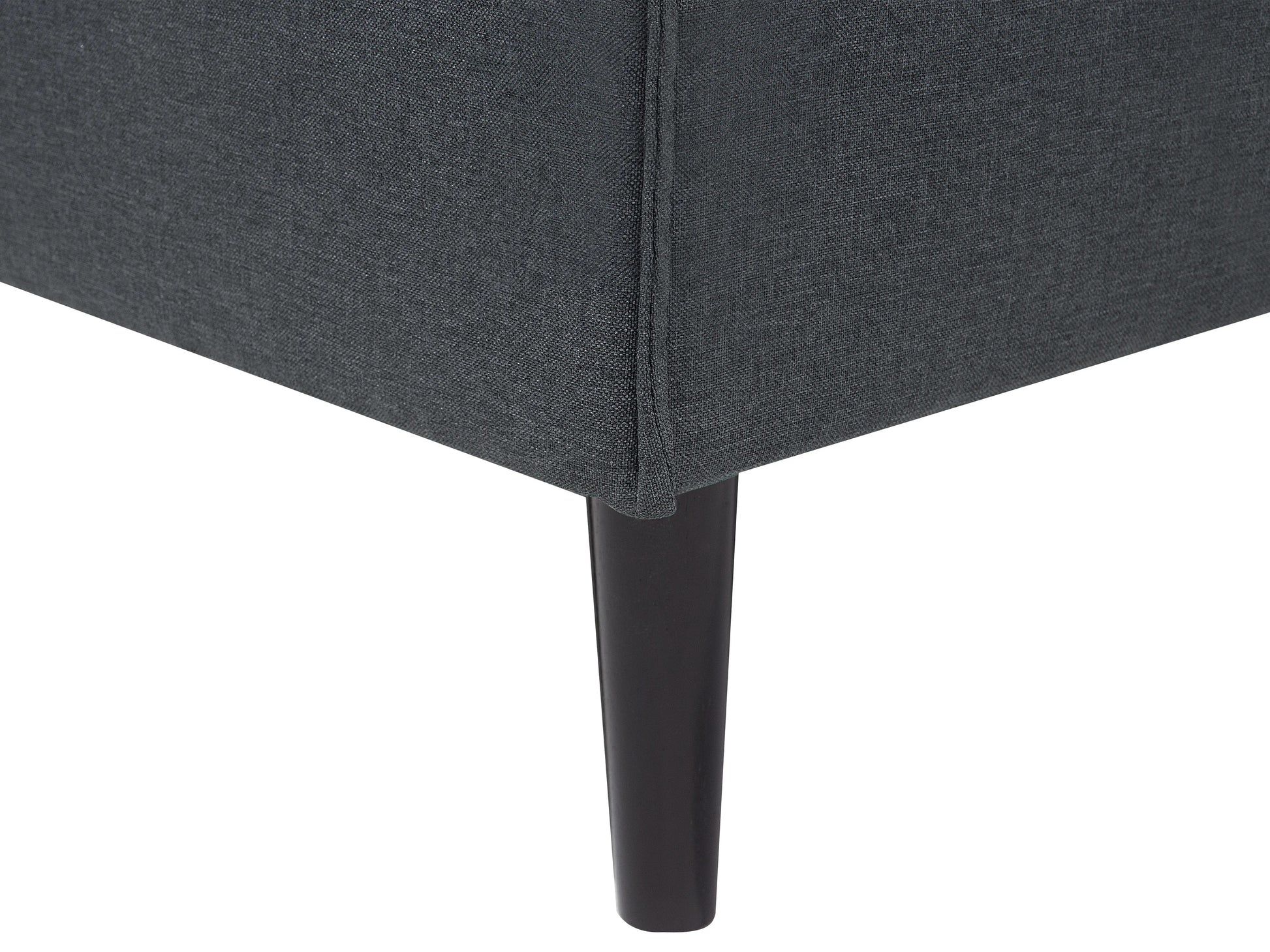  Sofa Bed 3 Seater VISBY Fabric Dark Grey