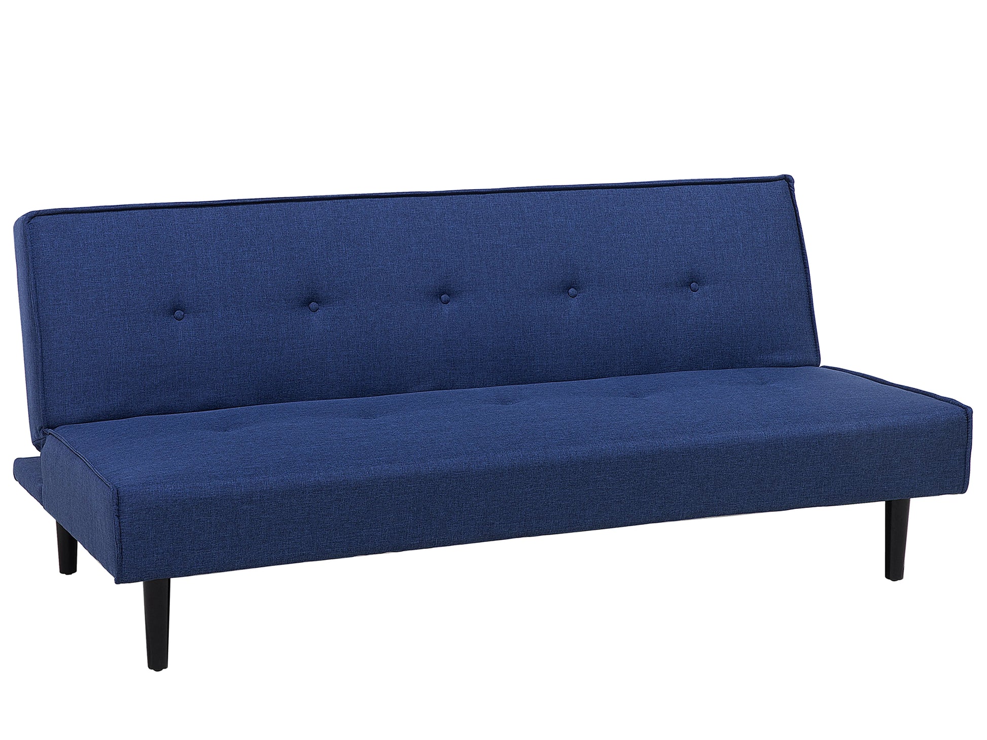  Sofa Bed 3 Seater VISBY Fabric Navy Blue