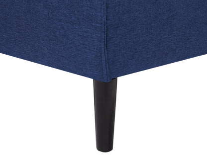  Sofa Bed 3 Seater VISBY Fabric Navy Blue
