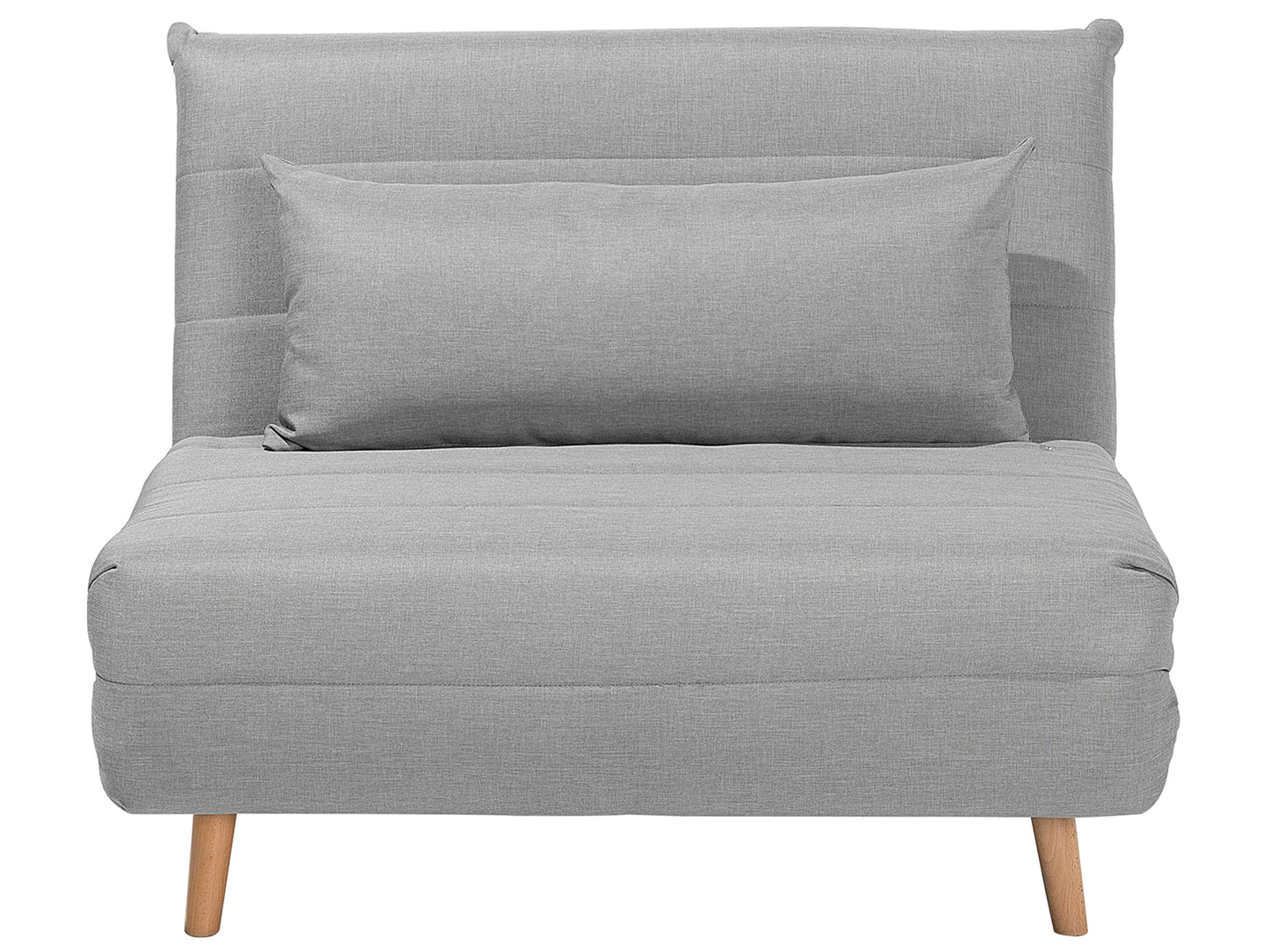  Single Sofa Bed SETTEN Fabric Light Grey