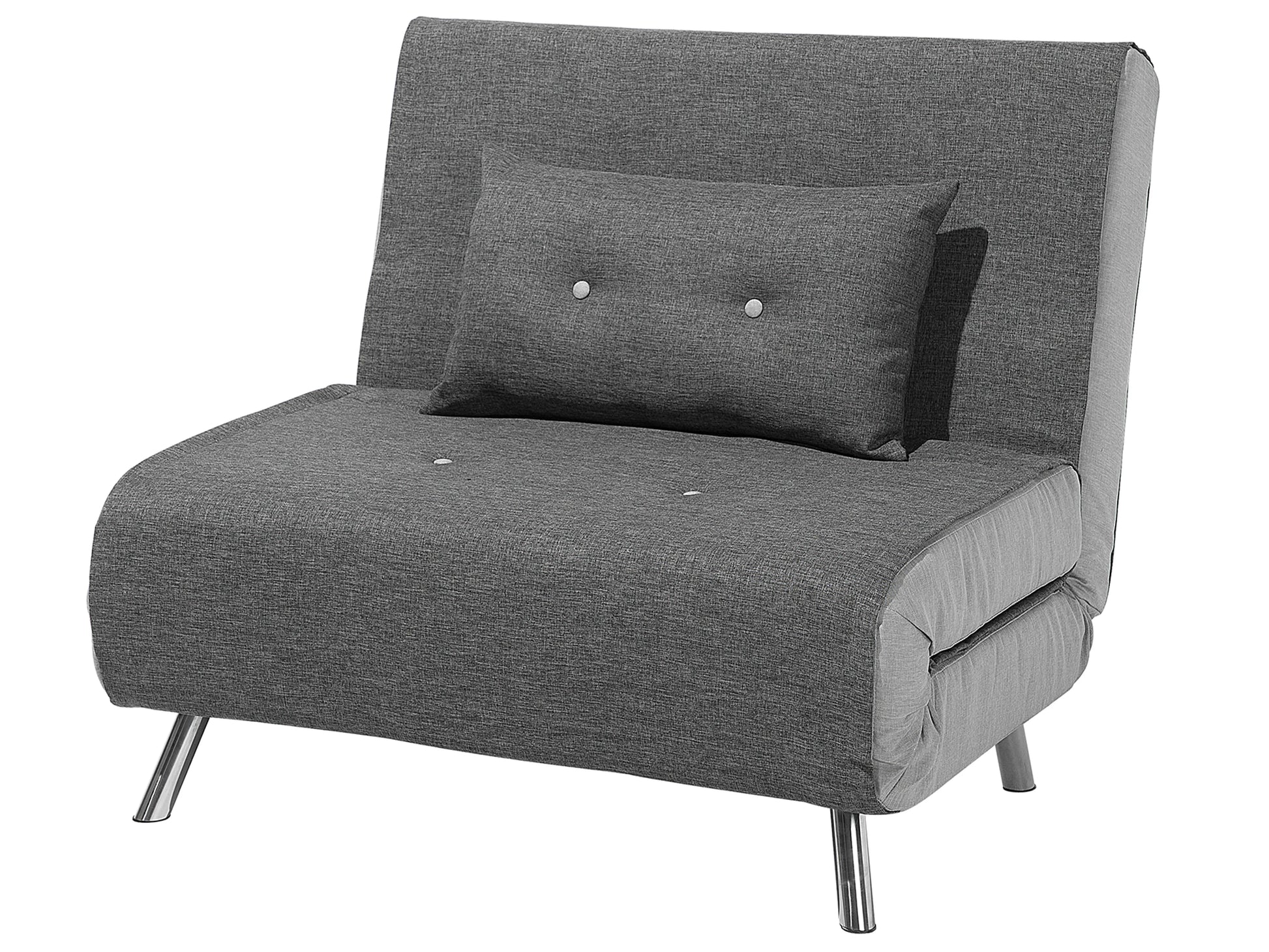  Single Sofa Bed FARRIS Fabric Dark Grey