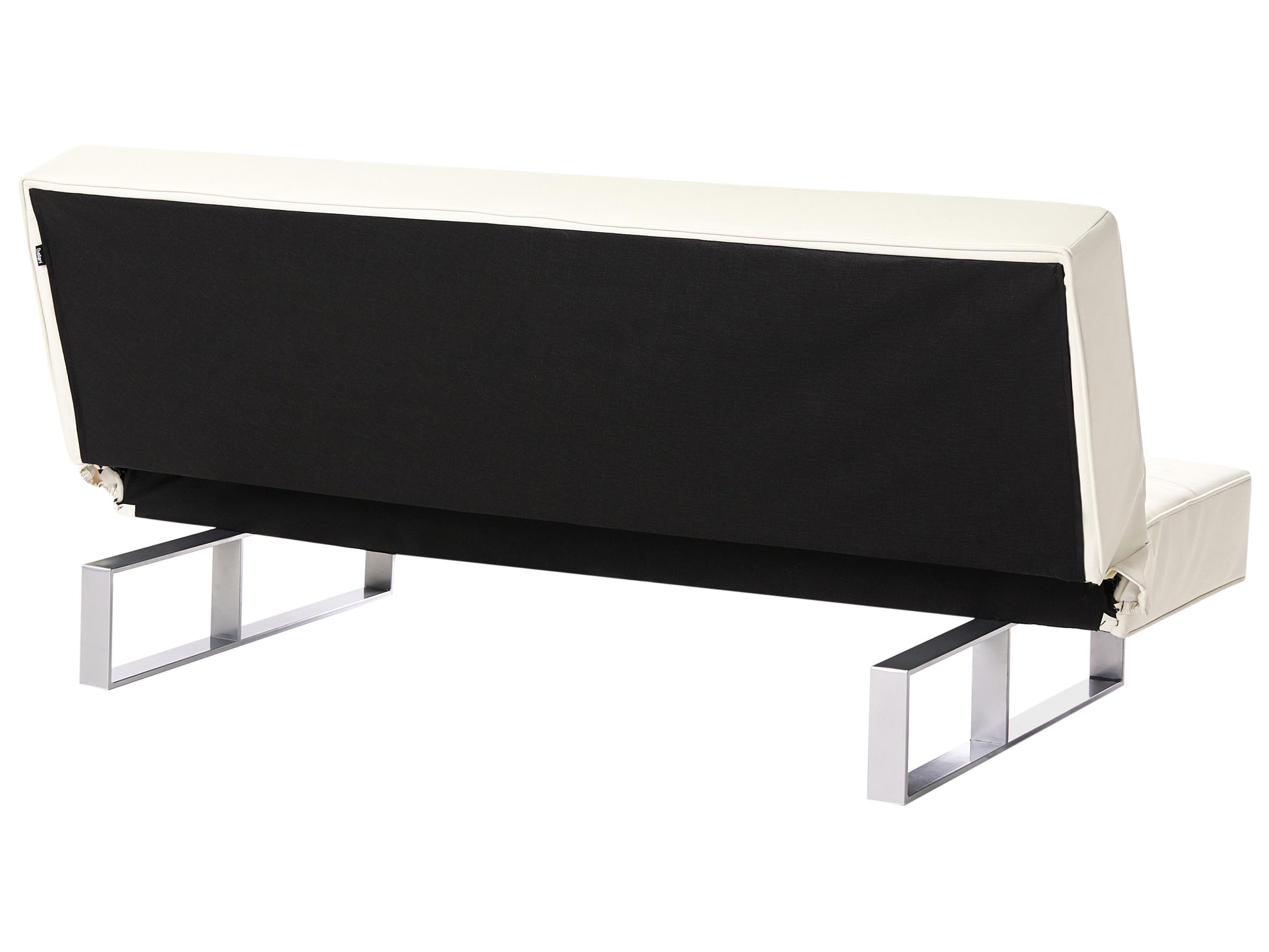  Sofa Bed 3 Seater DERBY Faux Leather White