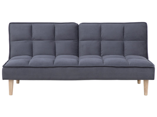  Sofa Bed 3 Seater SILJAN Fabric Dark Grey