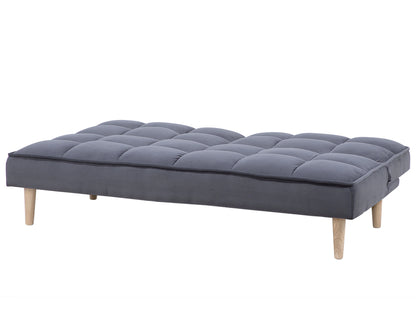  Sofa Bed 3 Seater SILJAN Fabric Dark Grey