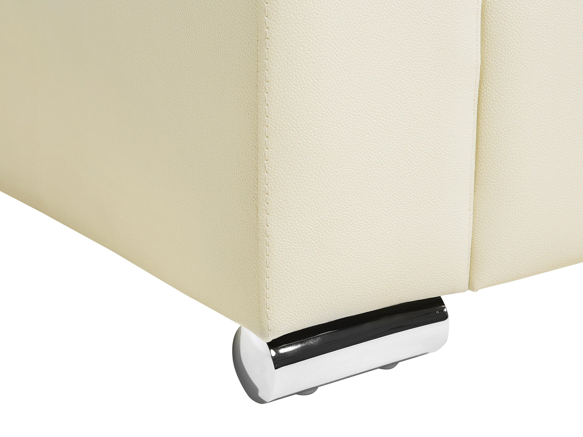  Sofa 2 Seater HELSINKI Leather Light Beige