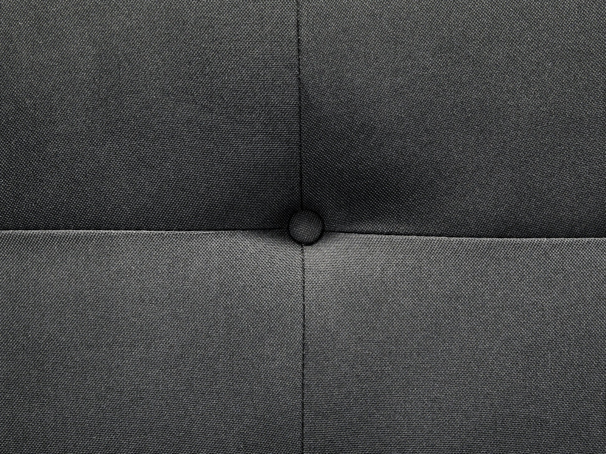  Sofa Bed 3 Seater FLORLI Fabric Black
