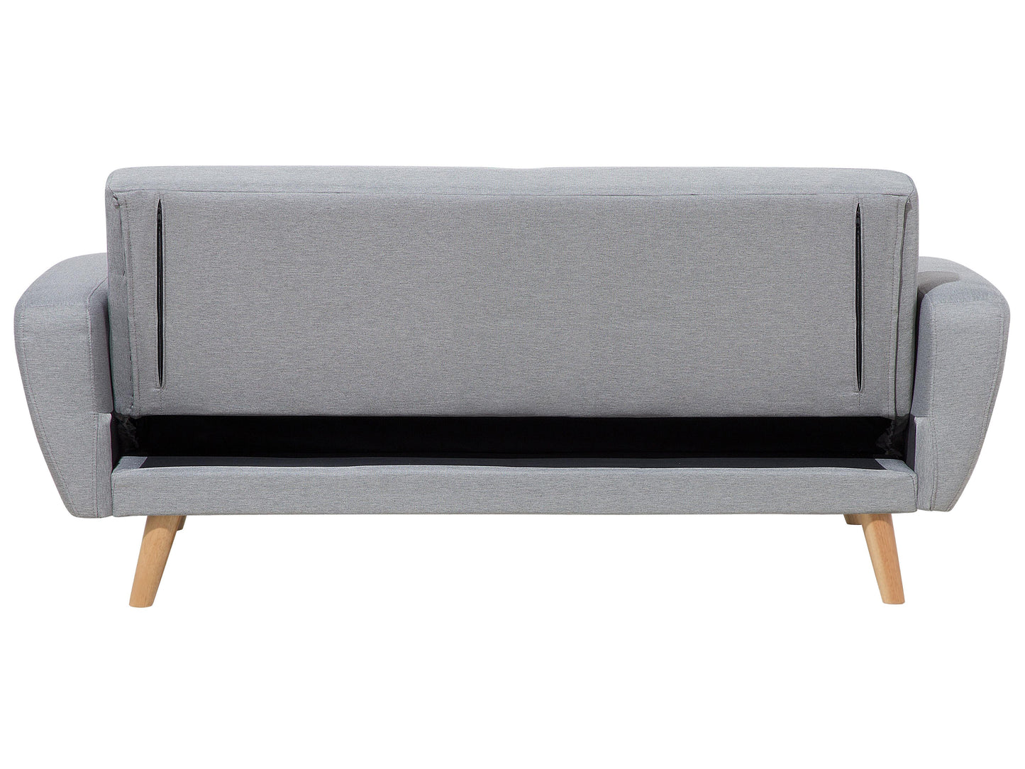  Sofa Bed 3 Seater FLORLI Fabric Light Grey