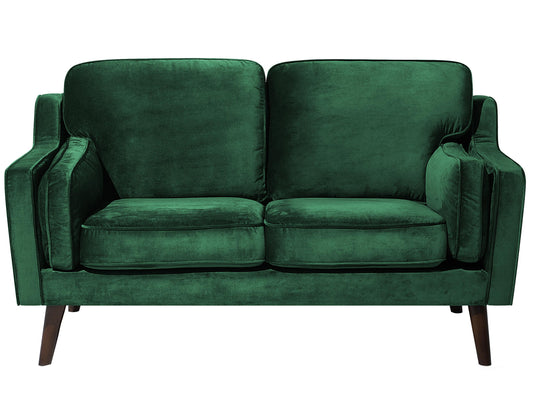  Sofa 2 Seater LOKKA Velvet Emerald Green
