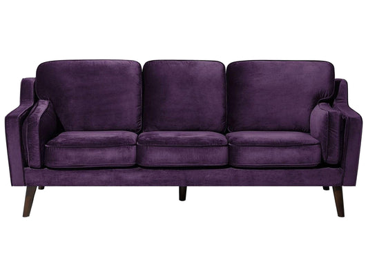  Sofa 3 Seater LOKKA Velvet Purple