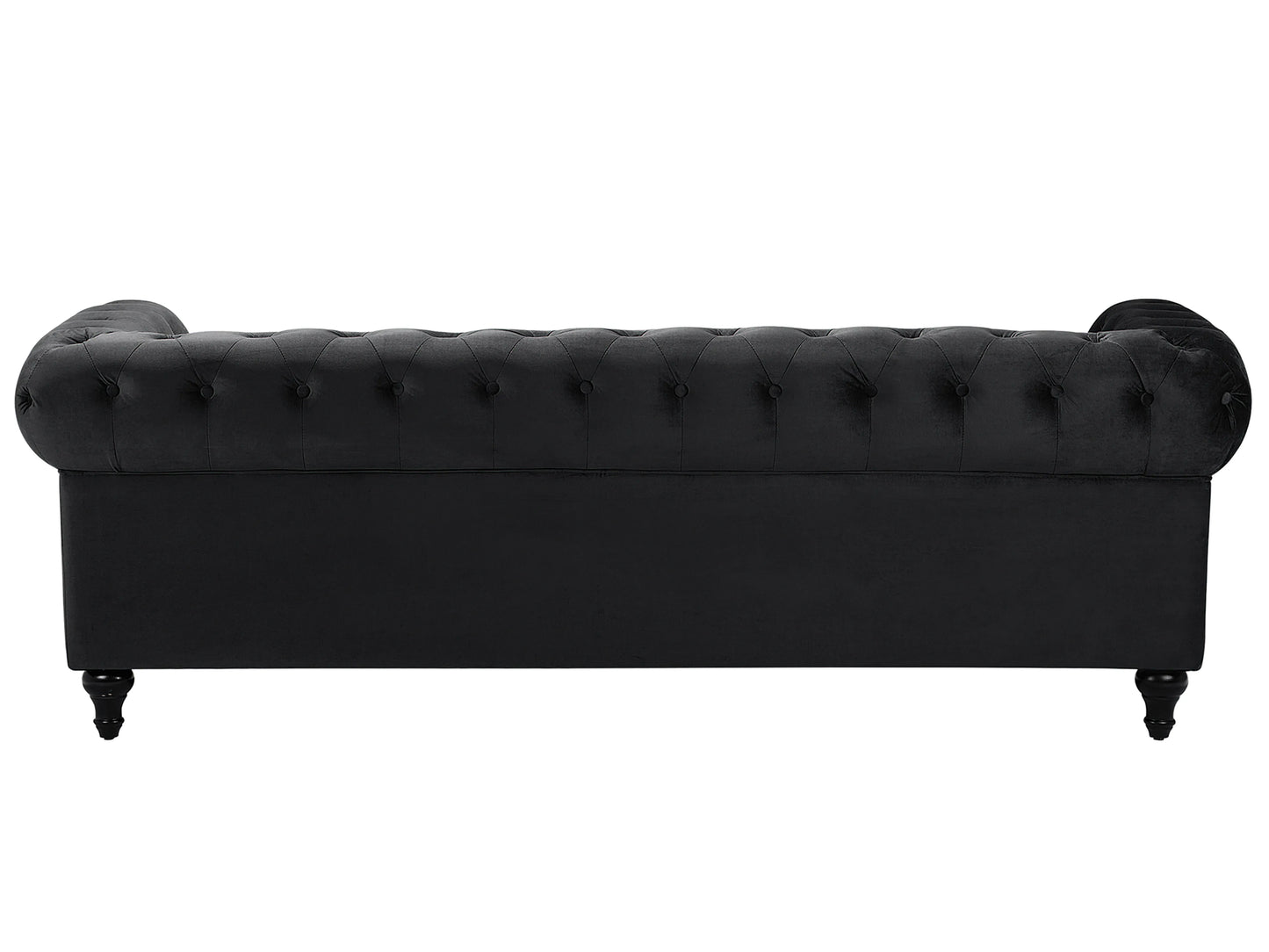  Sofa 3 Seater CHESTERFIELD Velvet Black