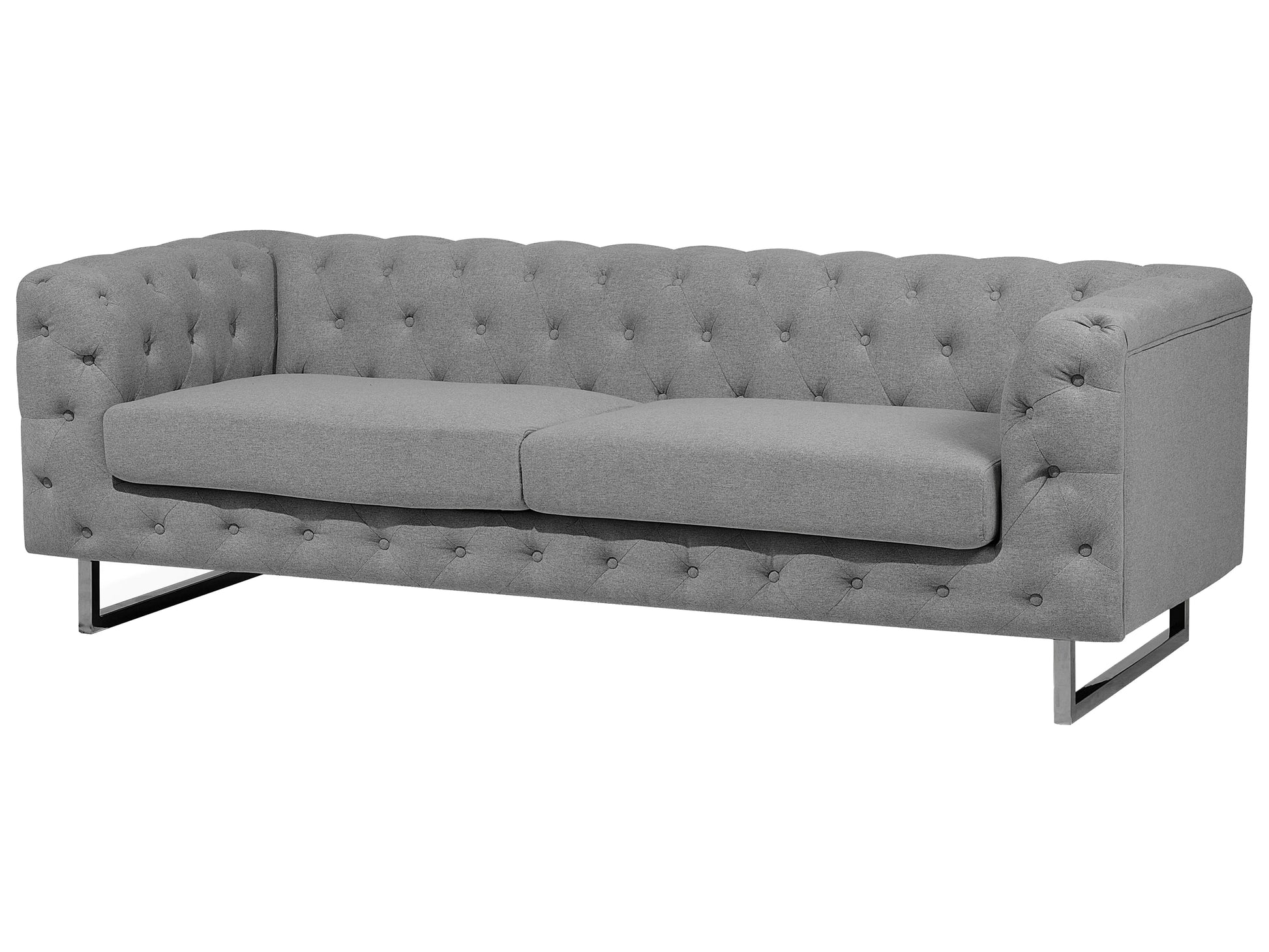  Sofa 3 Seater VISSLAND Fabric Light Grey