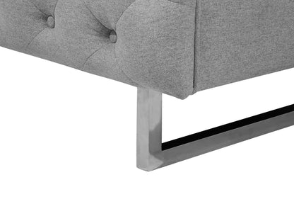  Sofa 3 Seater VISSLAND Fabric Light Grey