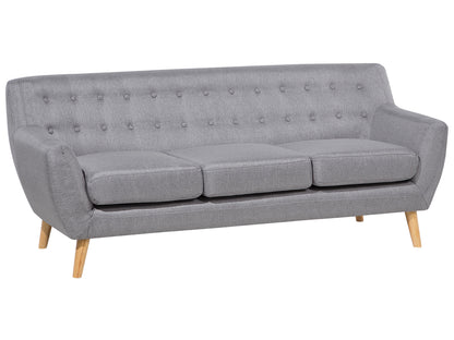  Sofa 3 Seater MOTALA Fabric Light Grey