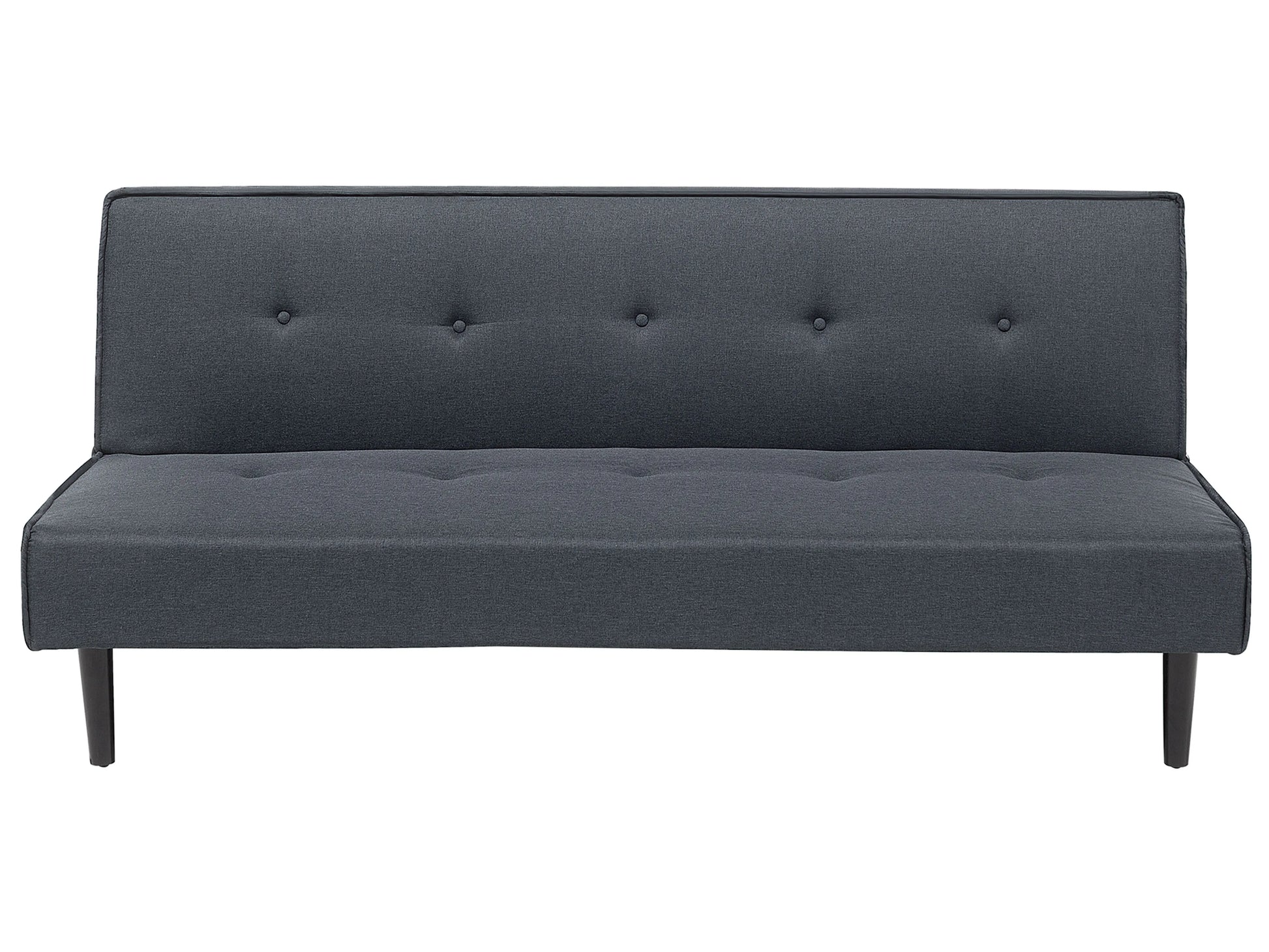 Sofa Bed 3 Seater VISBY Fabric Dark Grey
