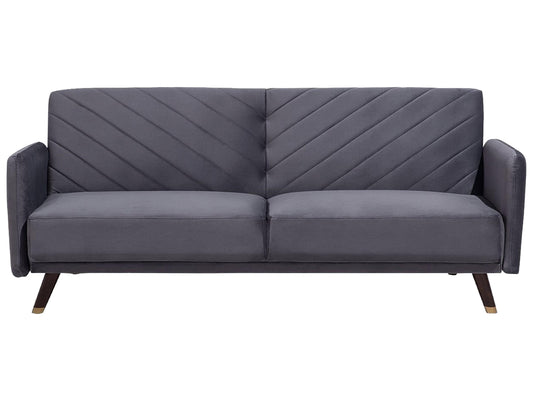  Sofa Bed 3 Seater SENJA Velvet Grey