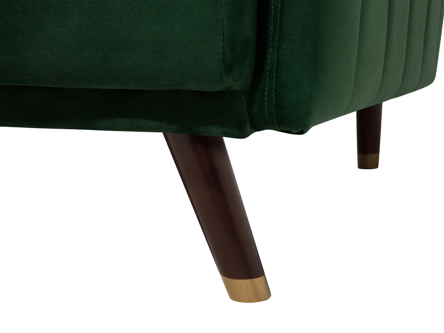  Sofa Bed 3 Seater SENJA Velvet Emerald Green