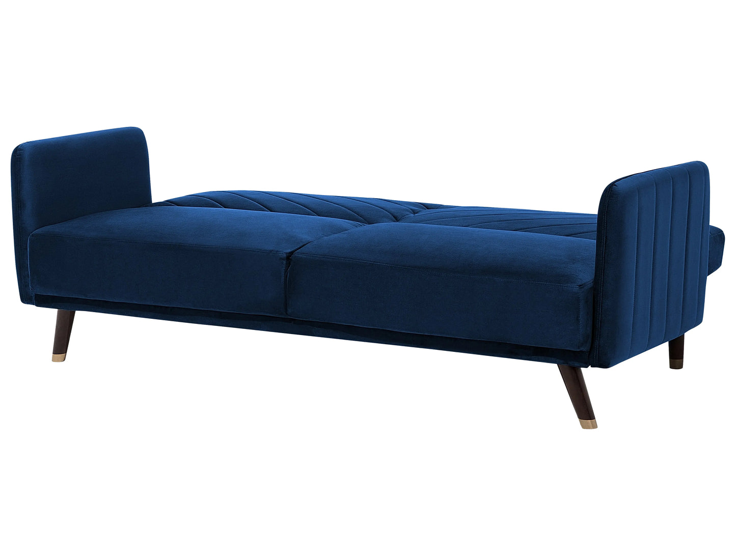  Sofa Bed 3 Seater SENJA Velvet Navy Blue