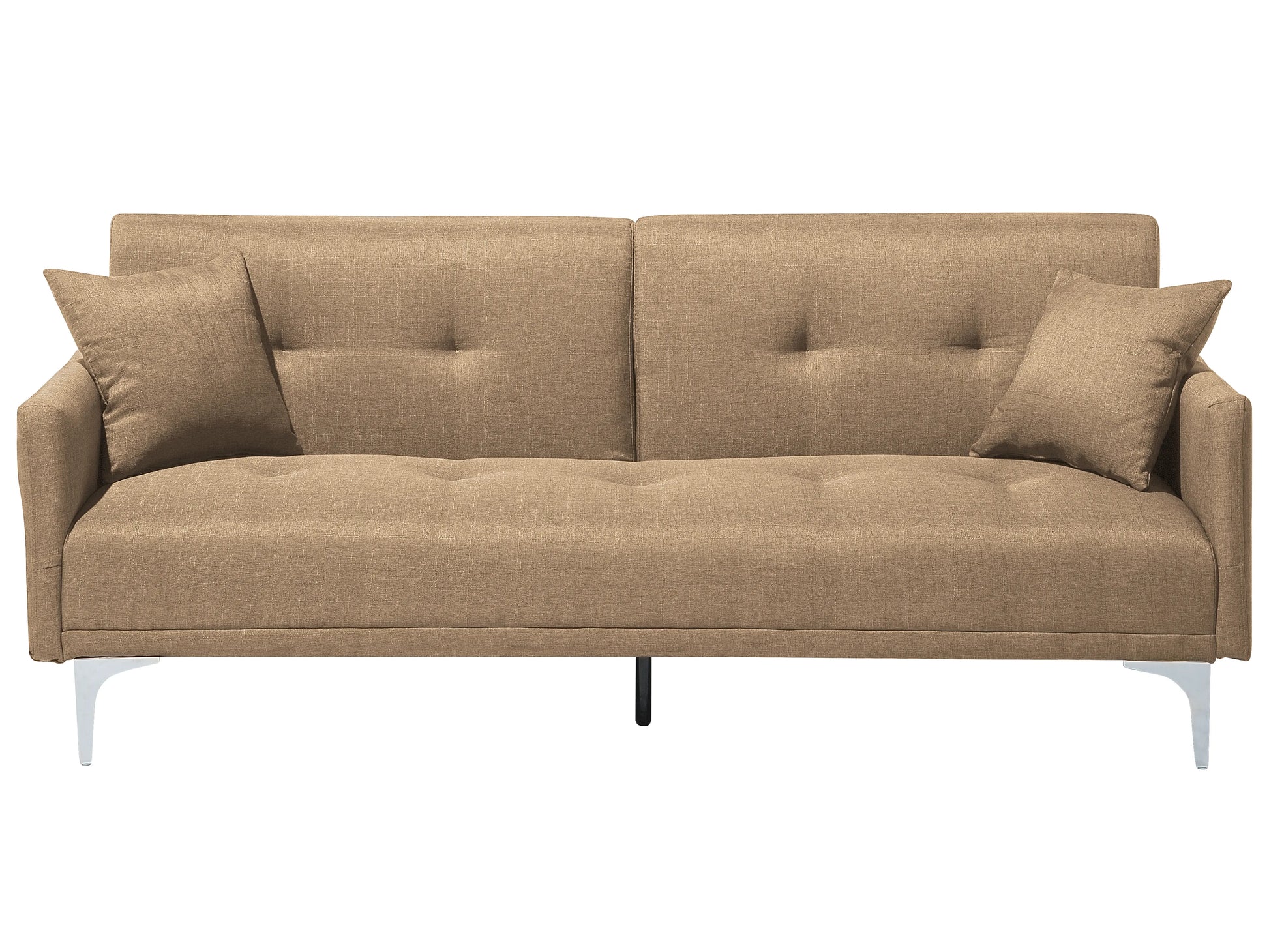 Sofa Bed 3 Seater LUCAN Fabric Sand Beige