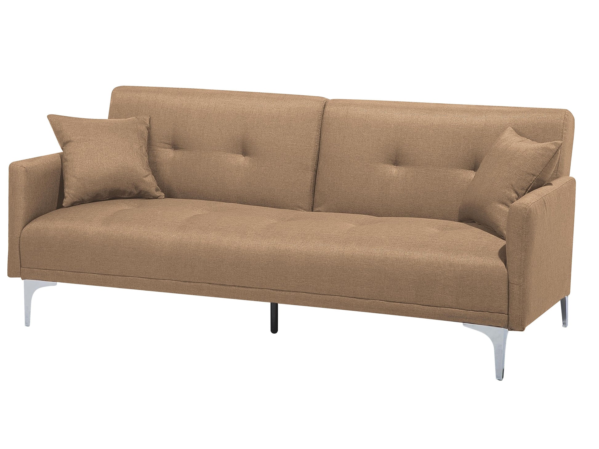  Sofa Bed 3 Seater LUCAN Fabric Sand Beige