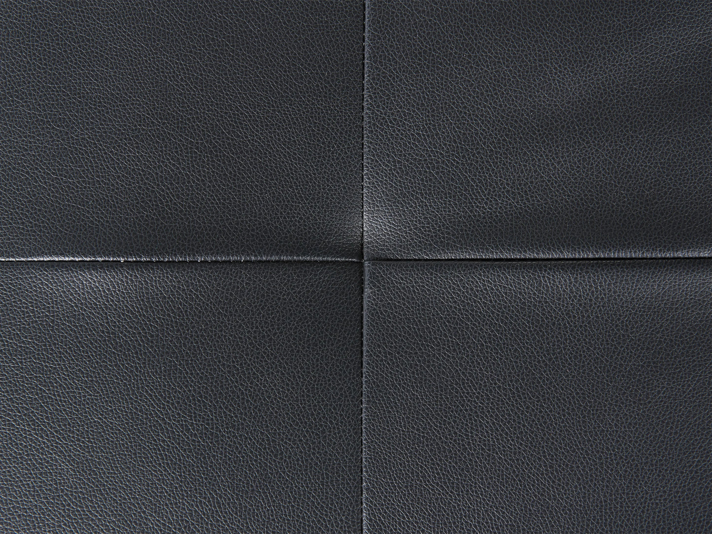  Corner Sofa 5 Seater NORREA Faux Leather Black Left Hand