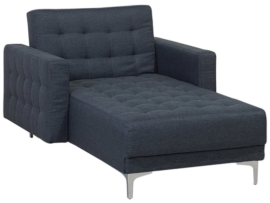  Chaise Longue ABERDEEN Fabric Dark Grey