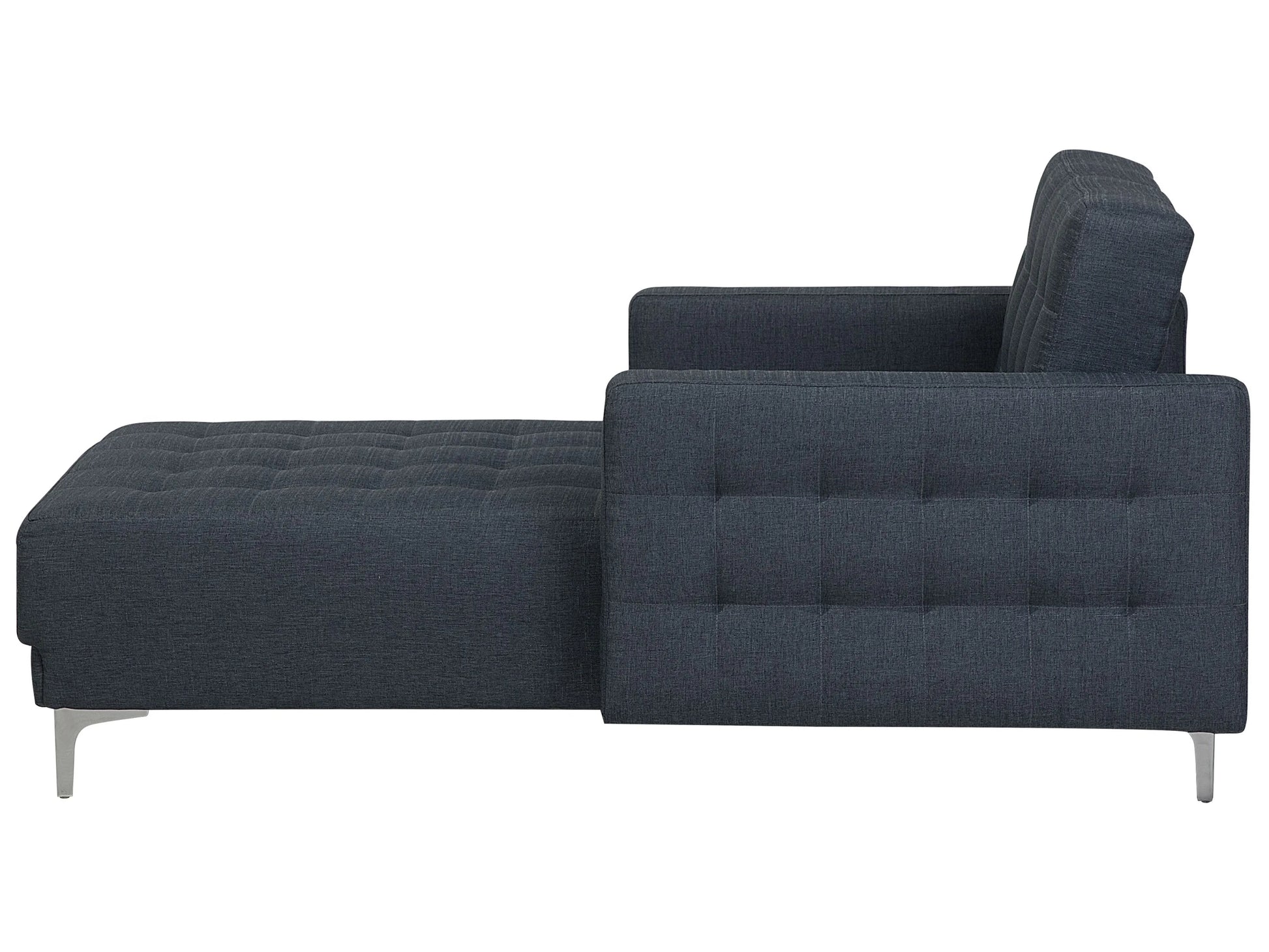  Chaise Longue ABERDEEN Fabric Dark Grey