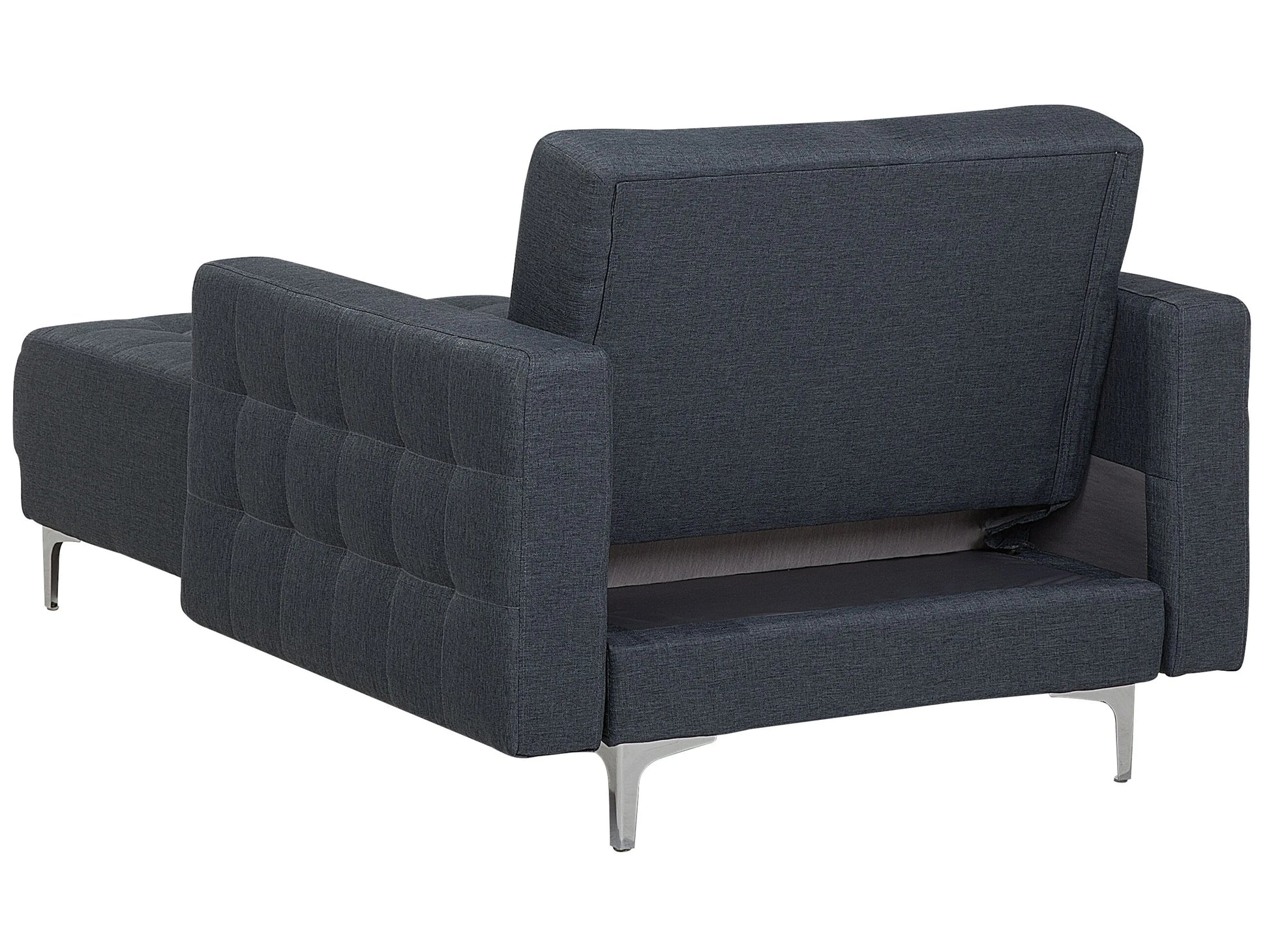  Chaise Longue ABERDEEN Fabric Dark Grey