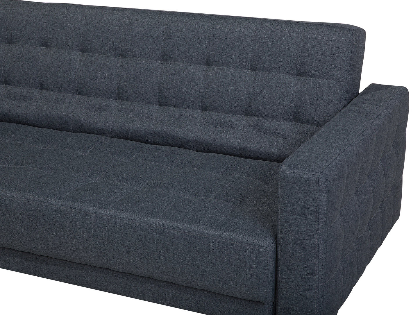  Sofa Bed 3 Seater ABERDEEN Fabric Dark Grey