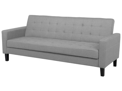 Sofa Bed 3 Seater VEHKOO Fabric Light Grey